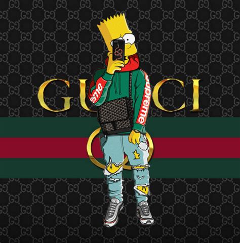 gucci cartoon wallpaper.